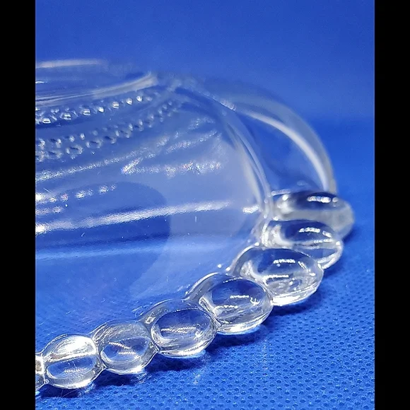 Hazel-Atlas Vintage Beaded Edge, Divided Candy Dish - Picture 3 of 9